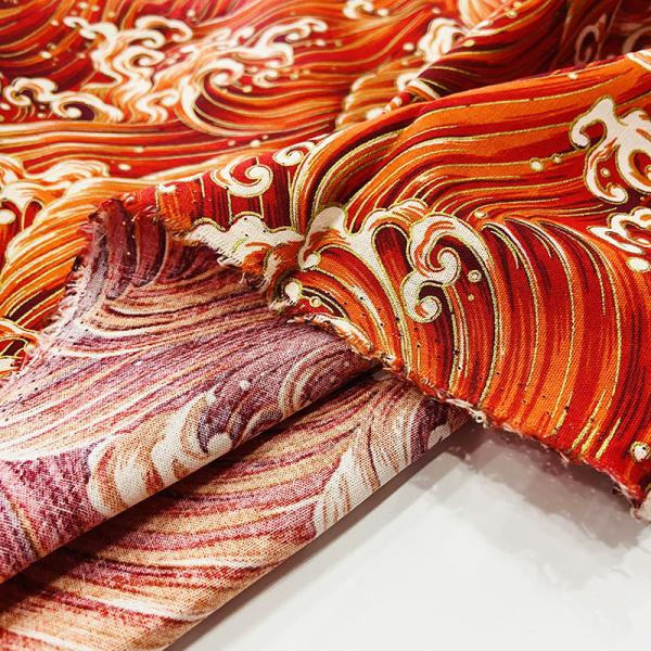 Quality 120GSM Multiple Color Printed Cotton Fabric For Garment Bedding for sale