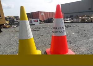 China Traffic Retractable Safety Cones For Construction Area Customized Design wholesale