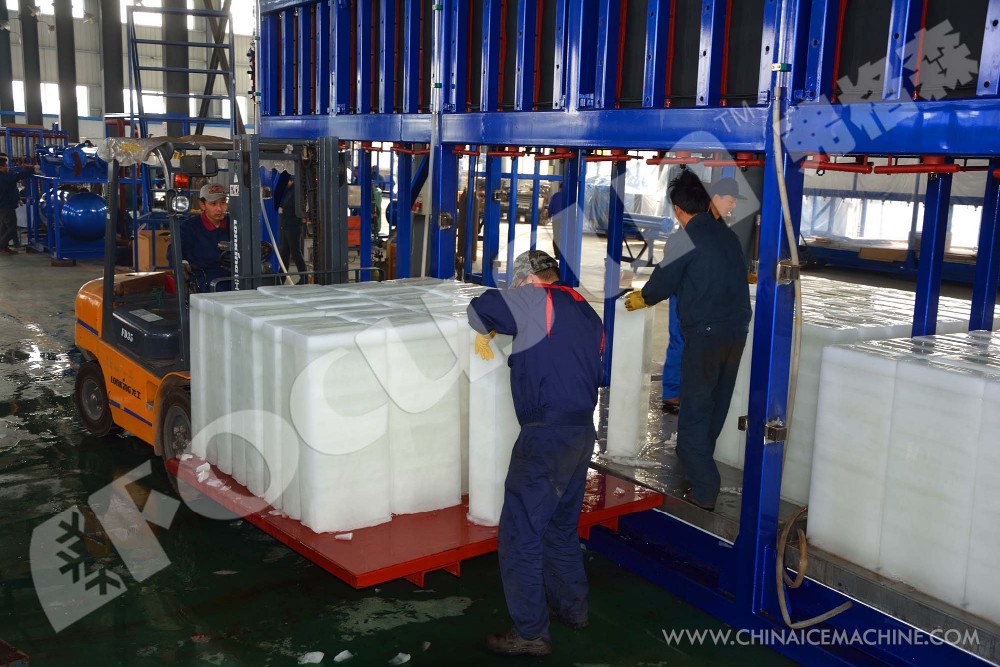 40ft Container Design Industrial Block Ice Making Machine for Maximum Ice Production