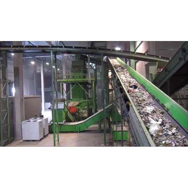 Solid Garbage Waste Separation Plant Separating Domestic Recycling Sorting Plant