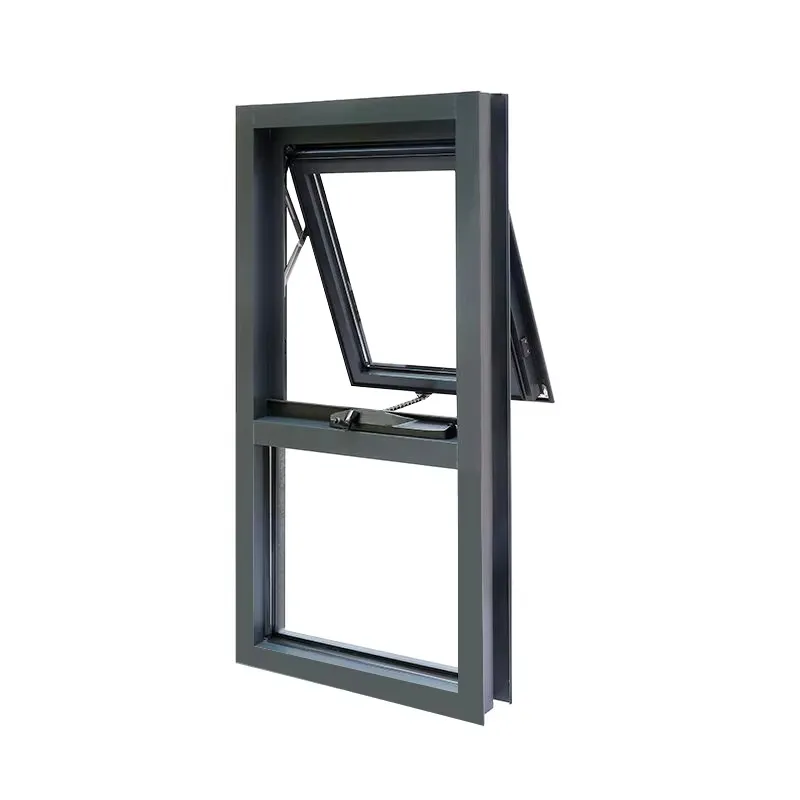 Modern Airproof Bottom Awning Window Heat Insulation House Aluminum Windows For Balcony