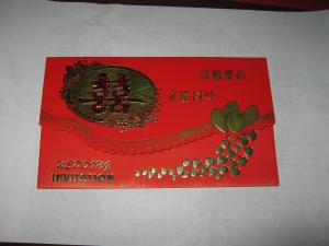 China Greeting Card With Foil Stamping , Custom Printing Paper Card OEM Design wholesale