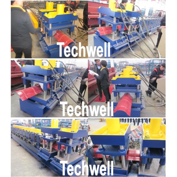 Manual, Automatical 5.5 Kw Top Ridge Cap Roll Forming Machine