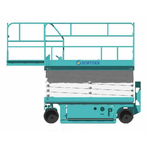 Self Moving Aerial Work Platforms Scissor Type Height 8 Meters