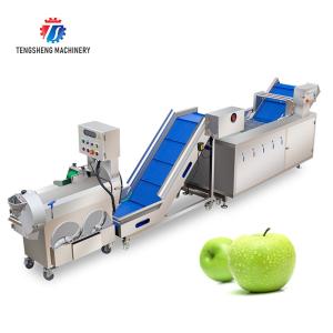 China Supermarket Fruit And Vegetable Processing Line Cutting Lifting Washing wholesale