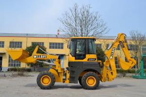 China 0.25m3 Dig Bucket Small Backhoe Loader MCLLROY MB25-40 With Cummins EPA 4 Tire Eco Engine wholesale