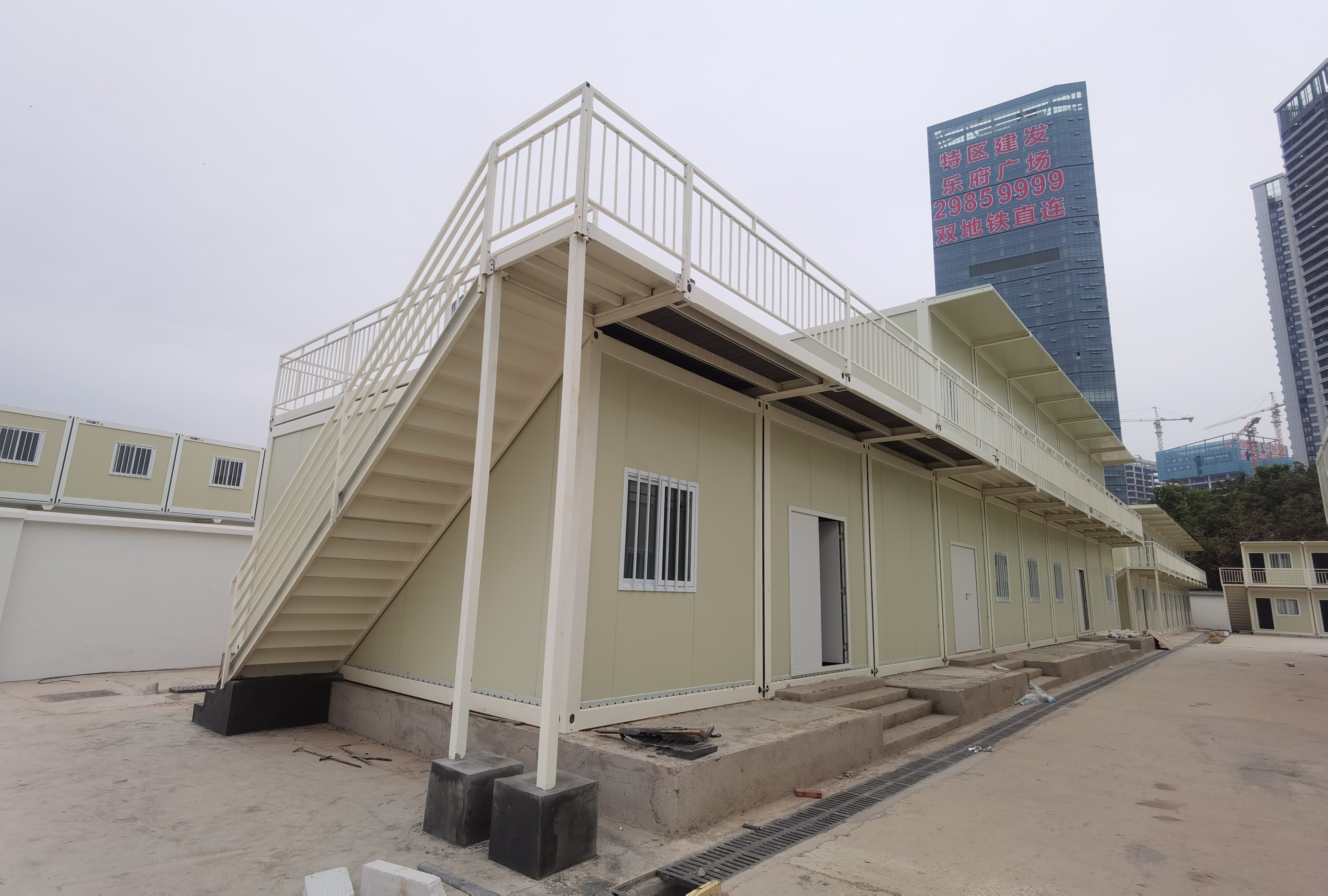 Portable Modular Flat Pack Container House Detachable Hospital Knockdown System