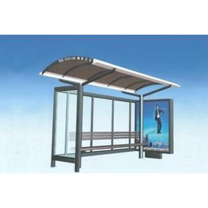 Easy Assemble Stainless Steel Bus Stop 304 Pipe Diameter 114 / 141 / 133MM