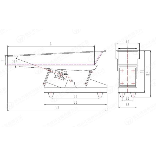 Mining / Electromagnetic Vibrating Feeder Conveying Goods Function