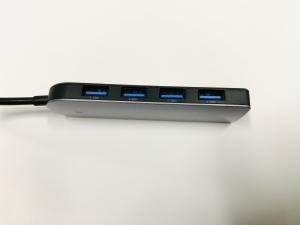 MacBook Pro Air USB Type C Adapter Hub 5 In 1 Type C To 4 USB 3.0 Ports PD