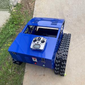 Adjustable Height Battery Powered Automatic Lawn Mower Robotic Remote Control