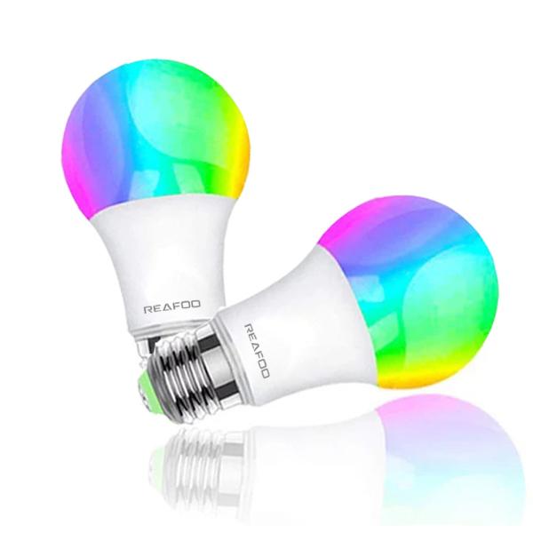 Quality Voice Control Wifi Enabled Light Bulbs Creat Group RGB E27/E26 Multi Color Dimming for sale