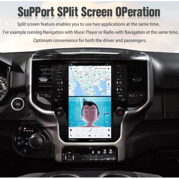 Viknav Car Radio For Dodge Ram (2020 2021 2022 2023) 11.8 Inch Android13 Auto Touch Screen GPS Head Unit Multimedia Play