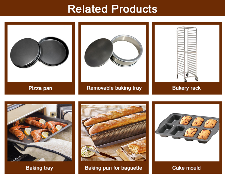 Cooling Tray Perforated Tray Baguette Tray Multi-Link Mould Hamburger Roll Tray Alusteel Sheet Pan Alloy Sheet Pan