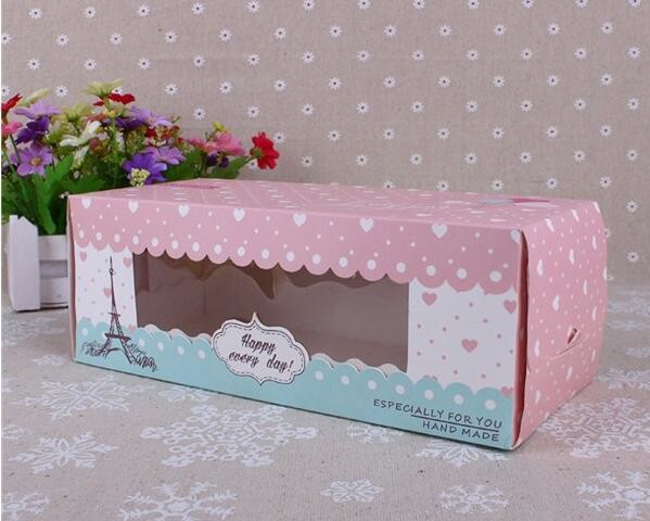 kraft paper sandwich box with window ,triangle sandwich box for packaging,Cardboard Box With Clear Window Burger Sandwic