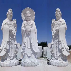 China Guanyin Ancient Chinese Stone Statue 2m China Marble Sculpture Figues wholesale