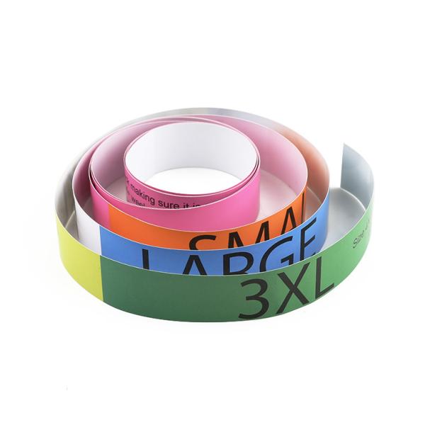 Quality Full Color Printing Synthetic Paper Measuring Tape Disposable 1.5m × 2cm Size for sale