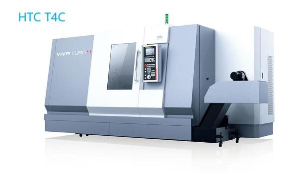 Quality Horizontal 45 degree Slant Bed CNC Turning Lathe 3000r/min Metal Working Lathes T4C for sale