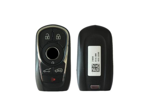 Quality Black Buick Remote Auto Key Fob 8A Chip 6 Button 433 Mhz For Buick GL8 for sale