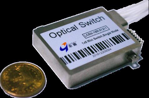 Quality 1.2dB 1x8 Optical Switch 8 Port Low Insertion Loss RoHS for sale