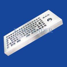 Quality Dust Proof Metal Industrial Computer Keyboard With Trackball 86 Keys for sale