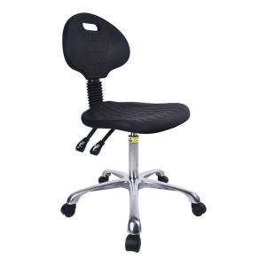 China Black PU Foam Anti Static Lab Chair Esd Lab Chair With Backrest wholesale