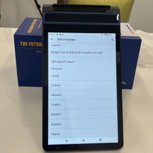 China NFC Card Reader Android POS With 8 Inches Screen Size Pos Systems on sale