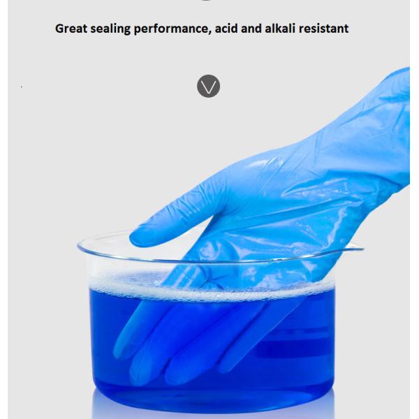 Customized EN455 Vinyl Nitrile Blend Gloves For Hand Protection