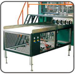 Two Stations PS Foam Sheet Extruder Perfect Cutting Automatic Trim Horizontal