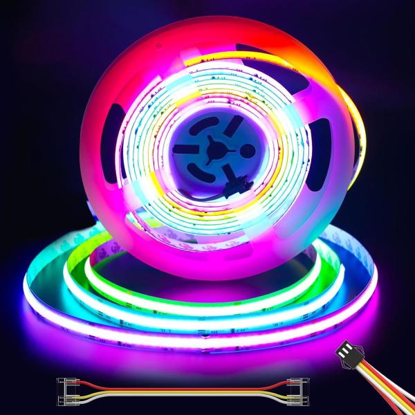 RGB WS2811 IC COB LED Strip Lights Addressable Chasing Color RGB LED Multicolore