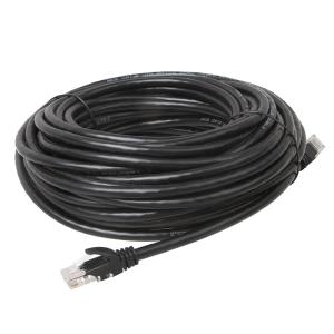 China Black LSZH UTP Cat6a Lan Cable With CMG Modular Plug Connector wholesale
