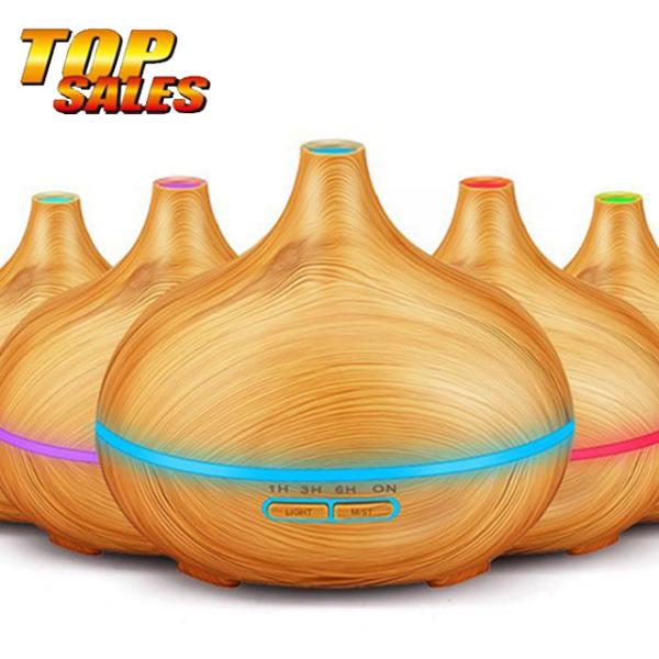 Quality 50ml/H 12W 300ml Wood Grain Essential Oil Diffuser for sale