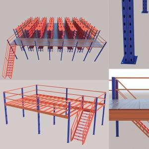 8000KG Mezzanine Racking System Multi Layer Warehouse Racking Mezzanine