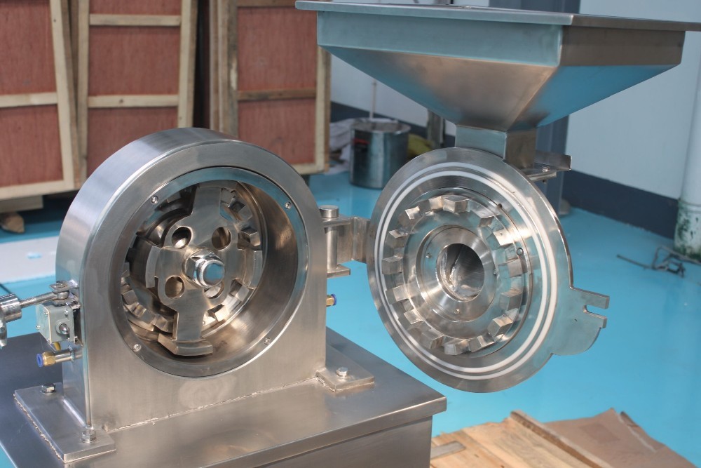 Masala Powder Pulverizer Grinder Machine 15mm Feeding Powder Making Machine