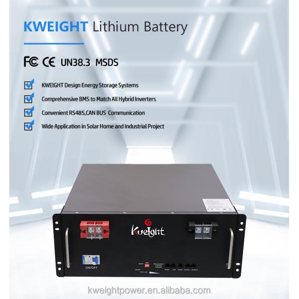 RS485 Lithium Battery Module Rack Mount Lifepo4 Battery For Solar Pv System