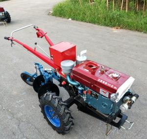 China Water Cooling 2 Wheel Walking Tractor 20hp 22hp Diesel Motocultor wholesale