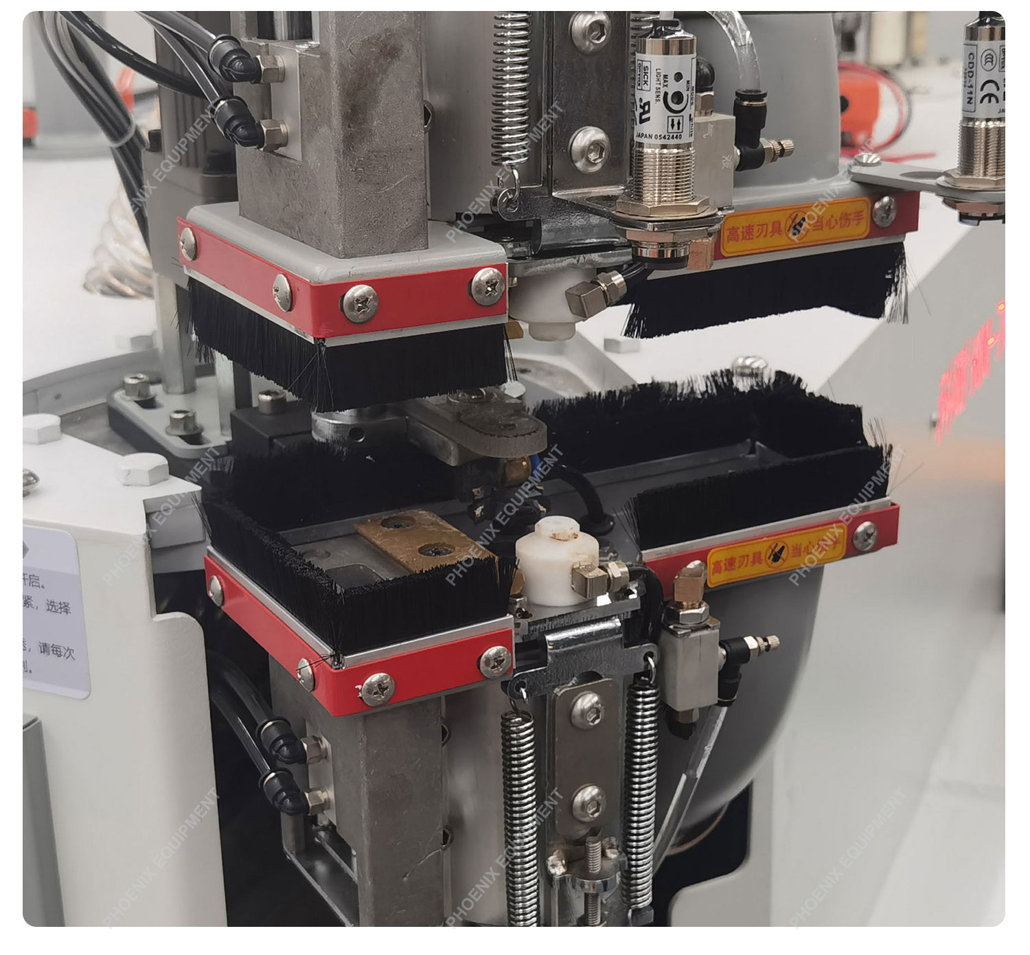 110C-210C Glue Pot Laser Precision Docking Straight Curve Rocker Automatic Edge Banding Machine