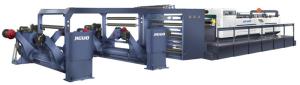 Servo Rotary Automatic Paper Roll To Sheet Cutting Machine 1400mm Width