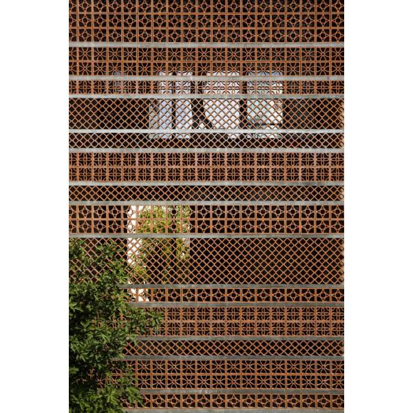 Unglazed Decorative Terracotta Bricks Wall Tile Sintered For Classical Window