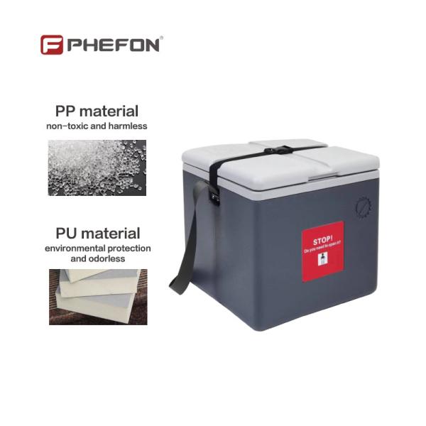Quality Insulated Containers Vaccine Cooler Box for Vaccine Storage with POLYETHYLENE Material for sale