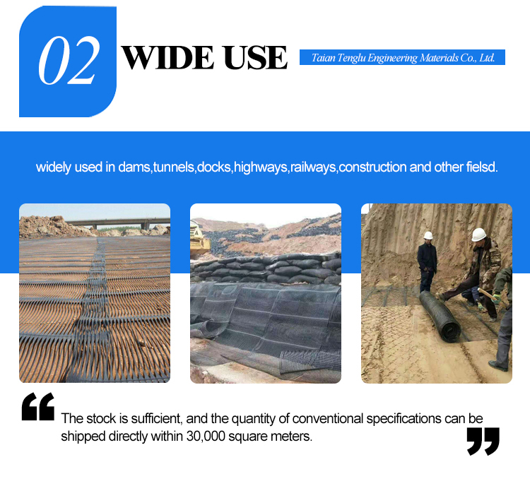 Uniaxial Plastic Geogrid The Top-Notch Roadbed Material for Highway Construction