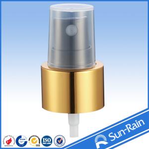 China Sunrain Cosmetic aluminium plastic water Fine Mist Sprayer smooth closure wholesale