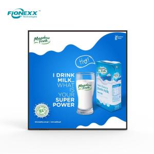 59.8inch Square LCD Display Retail Digital Signage with Android Solution and 18mm Bezel