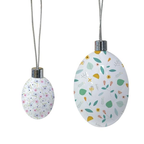 Kids Gift Custom Easter Eggs Home Party Decor Blank PC Coated Easter Egg For Sublimation