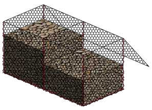 2.7mm Woven Gabion Baskets