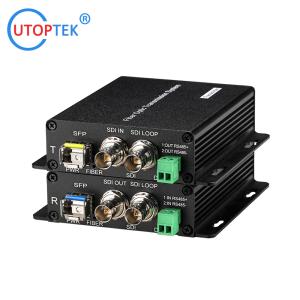 China HDSDI/3G-SDI to Fiber Converter with Rs485 SDI loop out transmitter and Receiver wholesale