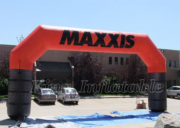 Advertising Air Tight Sealed Race Running Start Finish Line Inflatable Air Arch Archway