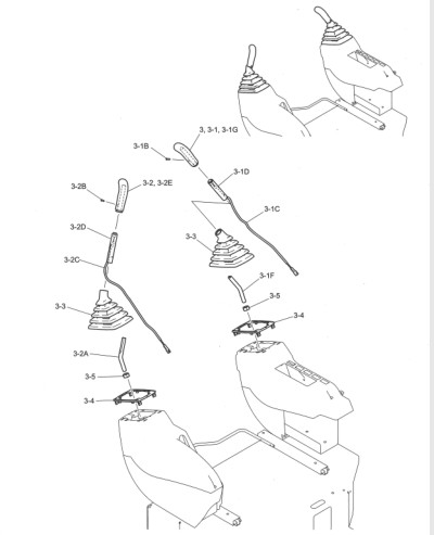YN03M01870F1 Grip Assy Excavator Spare Parts For skSK330-8 SK350LC-8