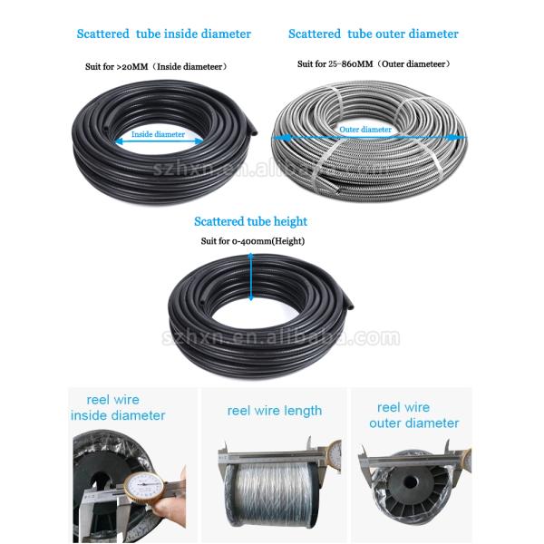 Clamping Wire Disc Outer Diameter 860mm Cable Wire Prefeeder for Tube Pipe Cutting Machine