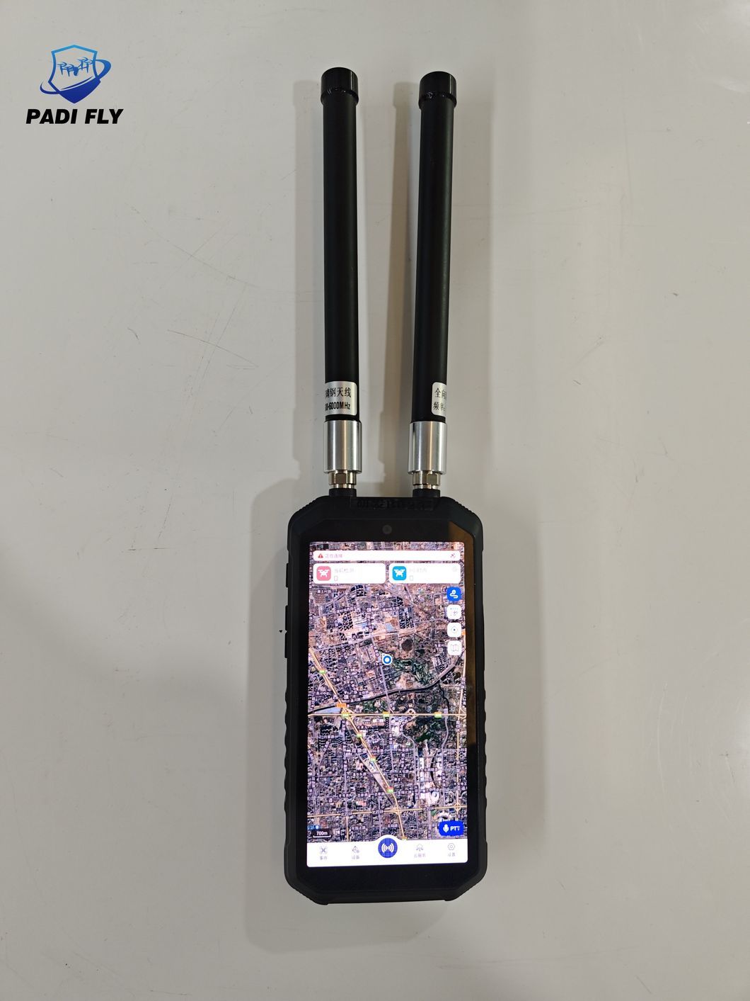 Professional 0~3km 70MHz~6GHz Accurate Frequency Signal Detection Portable Handheld Uav Detector with Anti Drone Interference Function